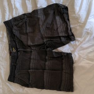 Gray Striped Tony Hawk Shorts